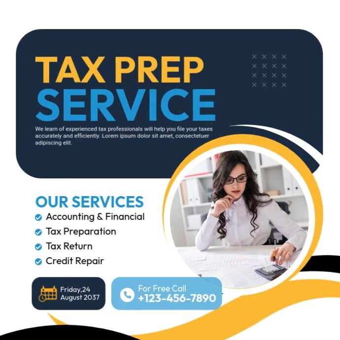 INCOME TAX| TAX TYME Instagram Post template